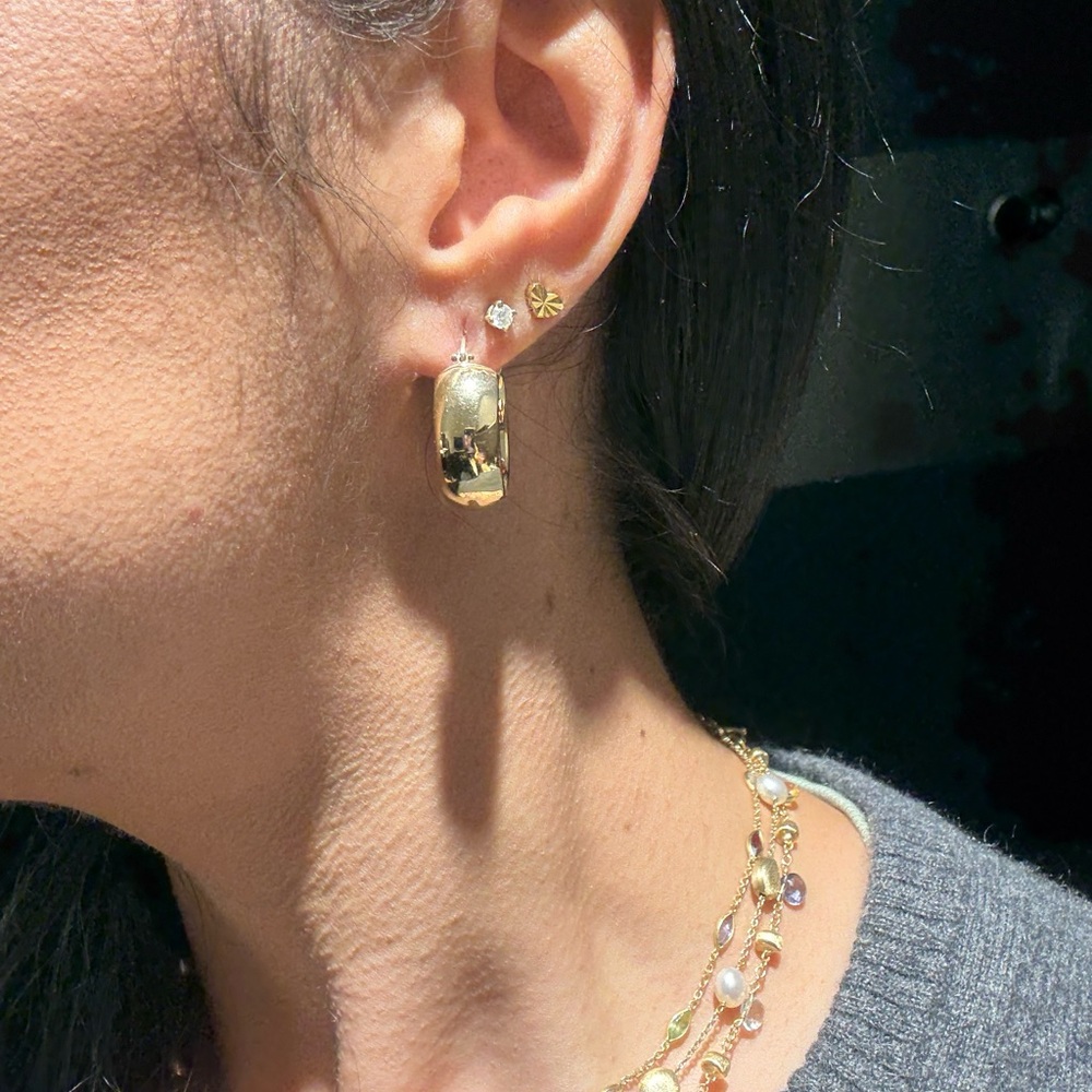 Elegant Gold Hoop Earrings